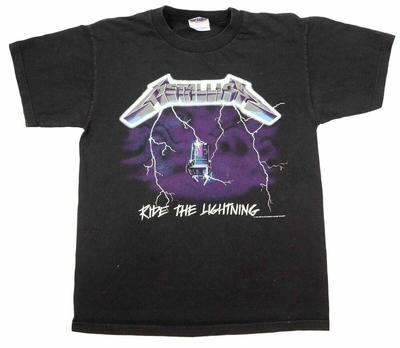 Metallica Ride The Lightning Vintage 1994 kovové elektrické kreslo Unisex tričko