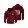 Trendsetting QR Code Hoodie: Plus Velvet Men's Sweatshirt Jacket