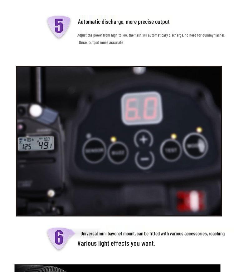 8NICE TB Series Studio Flash for Portrait and Still Life Photography