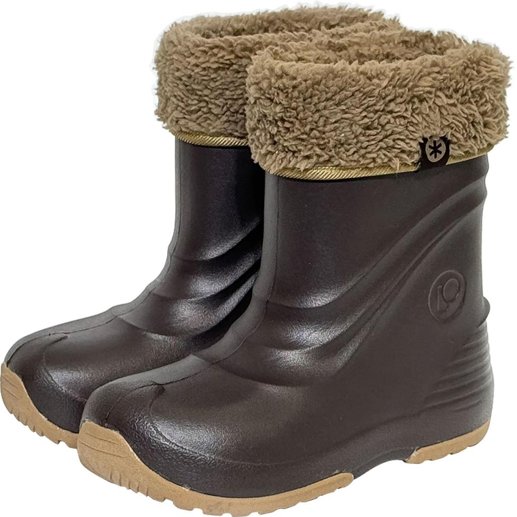 Pookies Snow Junior Snow Ultra Fully Lined with Fully Removable Inner Boots for All Espresso 2 Boots, Boots, Lightweight, Boa, Waterproof, Boots,