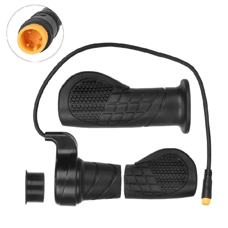 Stoßdämpfende Daumengasgriffe für Elektrofahrräder, Halbgasgriffe, Kurzstrecke für verbesserte Fahrzeugkontrolle