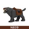 Medieval Castle Soldier Figures Building Blocks Knight Orc Warrior Dragon Wolf Animals Battle Flags Accessories Bricks Toys Boys