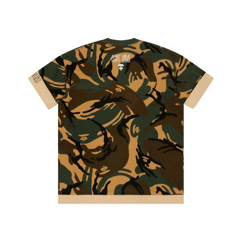 Aape By *A Bathing APE® Camouflage print Cotton T shirt AAPTEM1461XBM