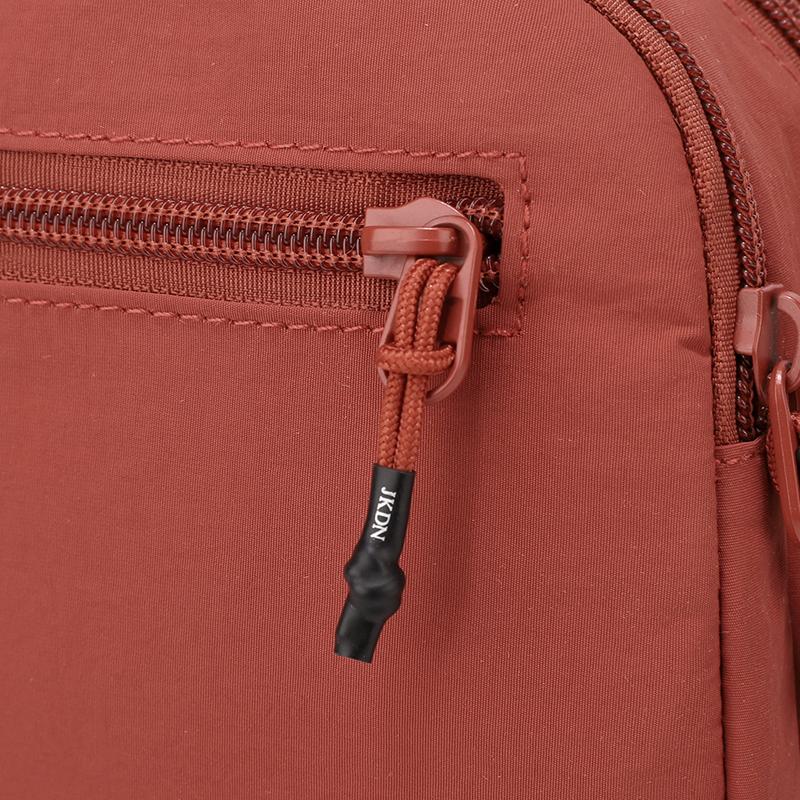 Vattentät Nylon Crossbody-väska med Flera Fickor Casual Axelväska för Kvinnor