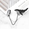 Trendy Astronaut Dolphin Brooch - European & American Fashion Jewelry