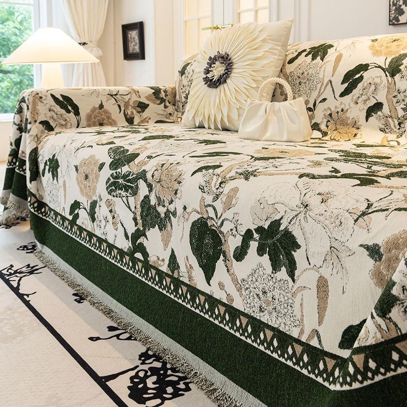 

Диванное полотенце в американском классическом стиле на все времена года, двухсторонняя диванная подушка из шенилла, высококачественный чехол для дивана и одеяло 180*130cm