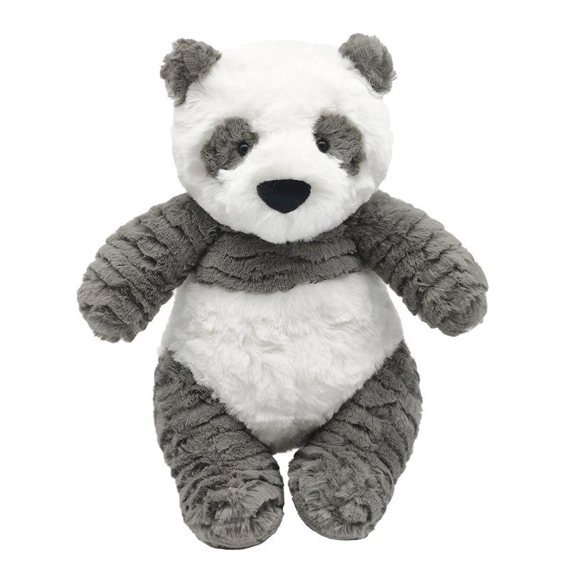 Classic Black and White Panda Plush Doll Accompanying Activity Gifts Cross-border Hot-selling Birthday Gifts Short Plush Dolls