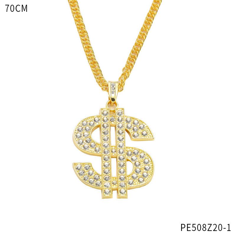 Disco Party DISCO Letter Non-Fading Necklace, Personalized Hip-Hop Alloy Snake Bone Chain Jewelry Ring