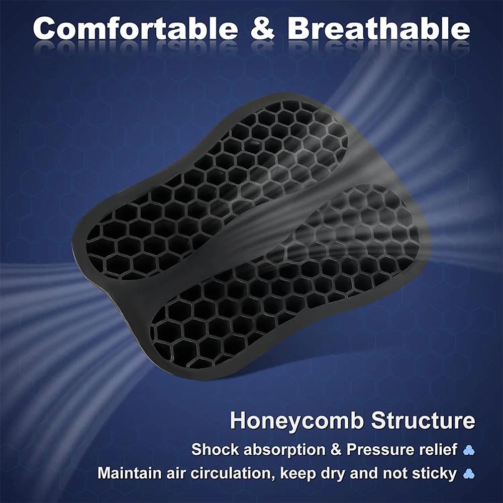 TPE Motorcycle Cushion Anti-Slip Inflatable 3D Blow Air Cushion Breathable Relief Ride Seat Pad Motorbike Accessories