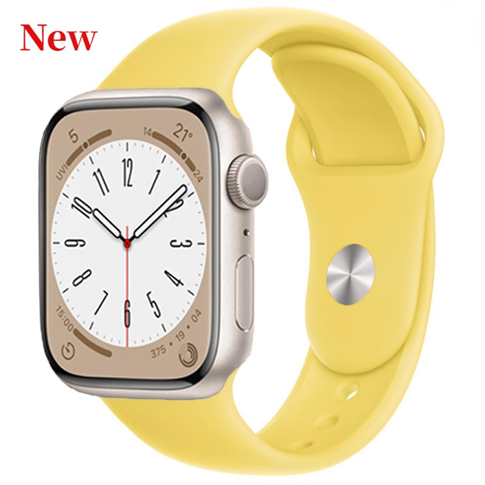 Pulseira de silicone para apple watch band 49mm 45mm 44mm 42mm 41mm 40mm 38mm pulseira cinto iwatch série 8 7 6 5 4 3 se banda