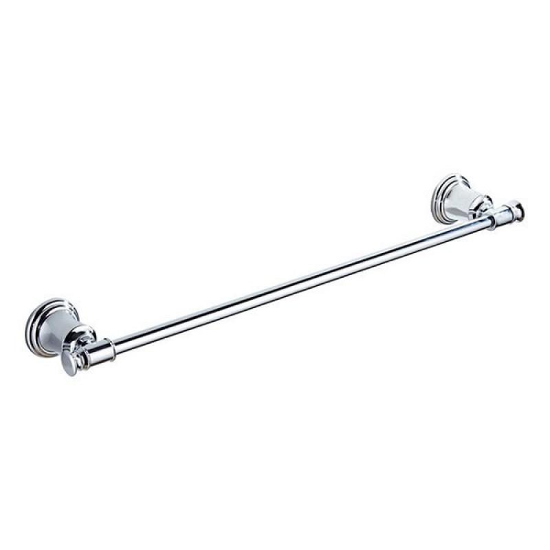 Modern Chrome Bathroom Accessories Set Wall Mounted Towel Bar Bath Linen Holder French Style Minimalist Hardware