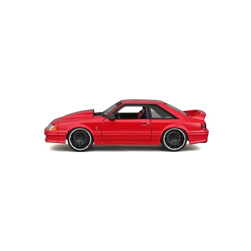 Maisto 1/24 Scale Ford Mustang SVT Cobra 1993 Red Custom Classic Muscle Diecast Model Car (Finished Product) 32549