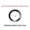 46/80/90mm Car Front Trunk Badge Steering Wheel IP34 Sticker for Skoda Logo Rapid Octavia Fabia Superb 2 3 Yeti Kodiaq Karoq
