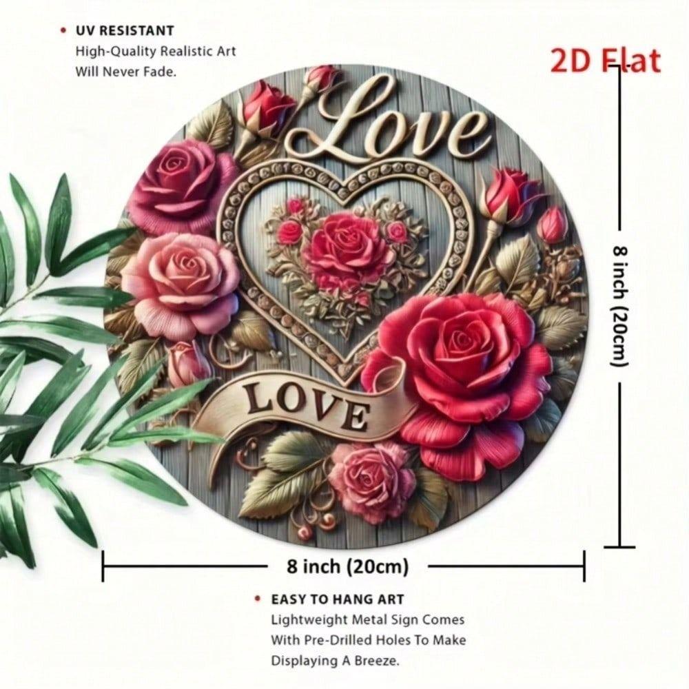 Vintage Metal Tin Sign Retro Home Wall Decor 20x20cm