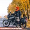 Cartoon-Plüsch Halloween Kürbis Motorradhelm-Abdeckung, Lustige Schutzkappe für Weihnachts-Motorradzubehör