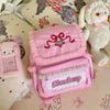 Schoolbag New Ins Soft Girl Sweet Lady Shoulders Cute Embroidery Fruit Student Girl Schoolbag Strawberry Lace Backpack