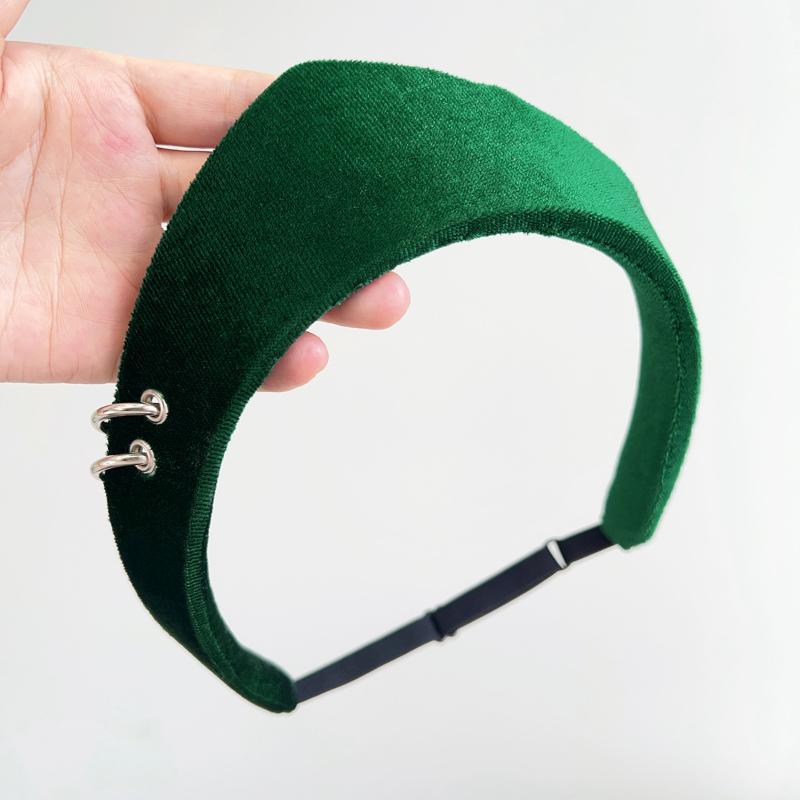 Crown Velvet Headband For Women European And American British Retro Hairpin Headband For Girls Home Leisure Headwear Gift