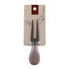 Stainless Steel Titanium-Plated Cheese Knife Set - Includes Cheese Knife, Fork, and Spatula.