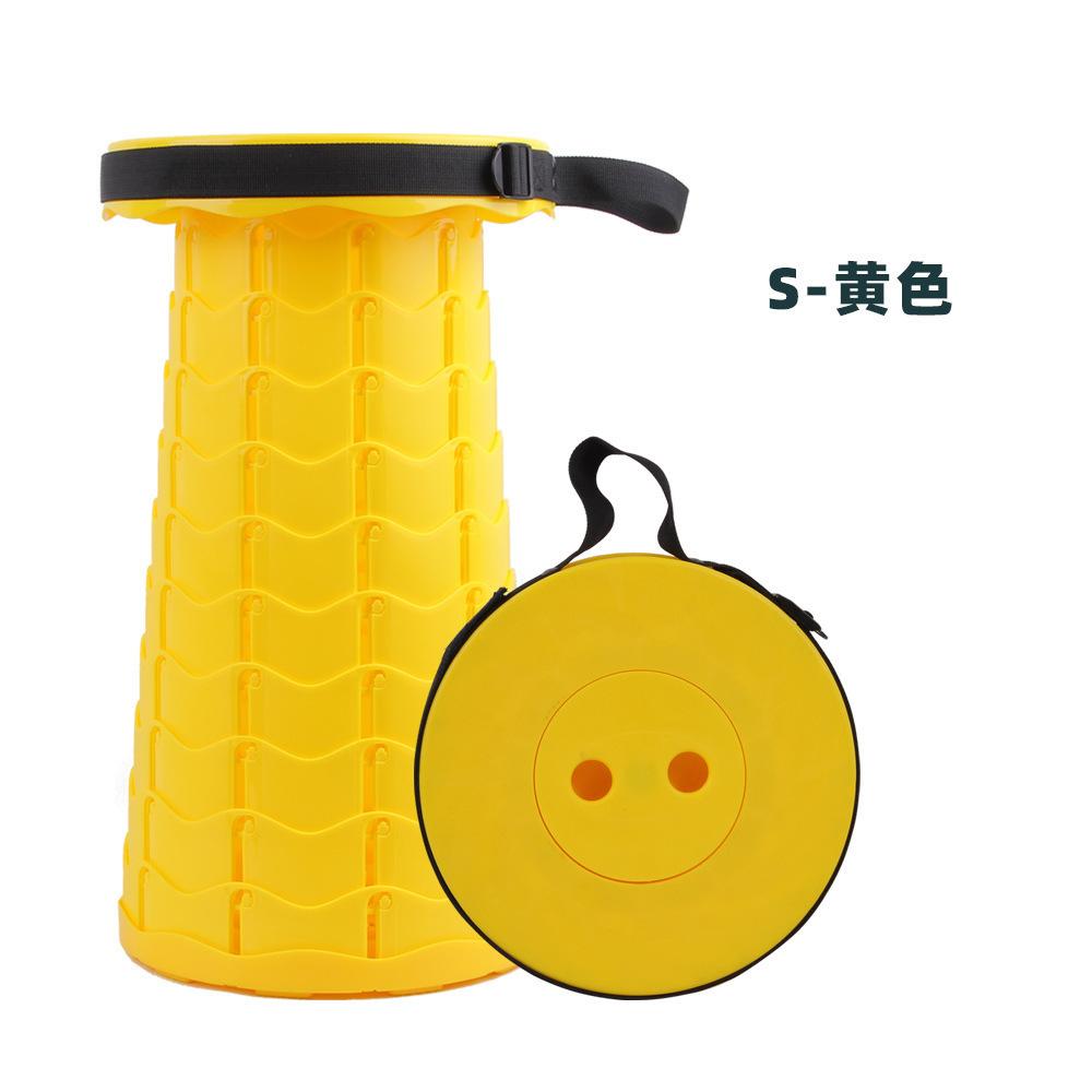 Składany, rozciągliwy stołek na zewnątrz z paskami na ramiona Nowy plastikowy składany stołek dla dorosłych dzieci do użytku domowego Przewijak Magza