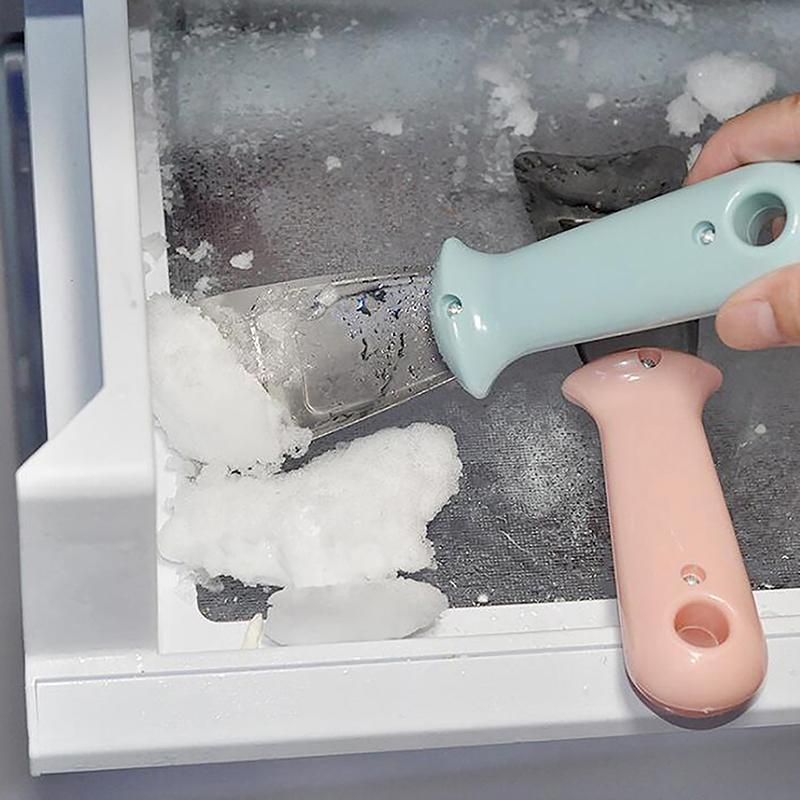Stainless Steel Ice Scraper For Home Kitchen And Refrigerator Defrosting With Non-slip Handle