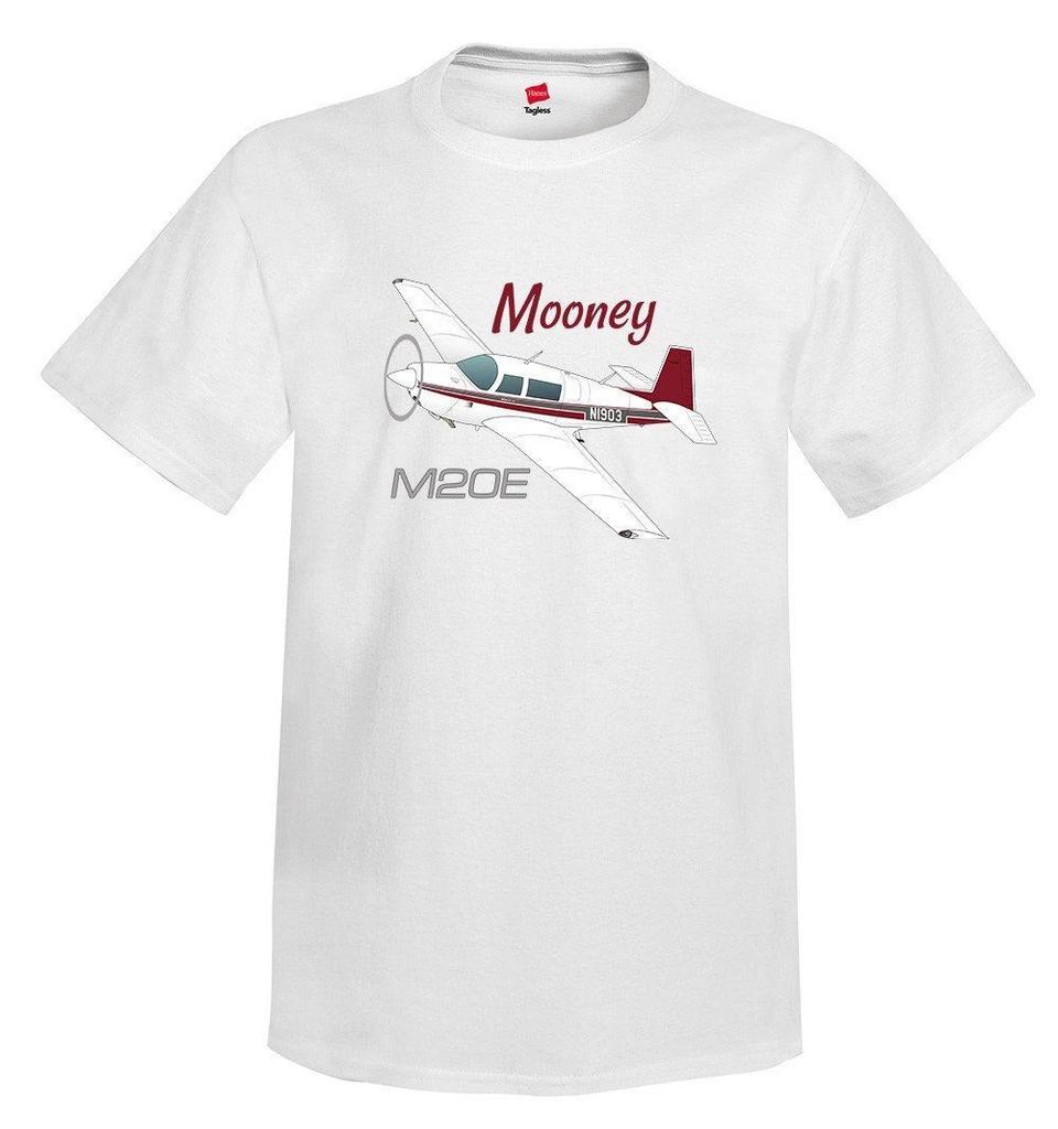 Mooney M20E Airplane T-Shirt- Personalized with N#