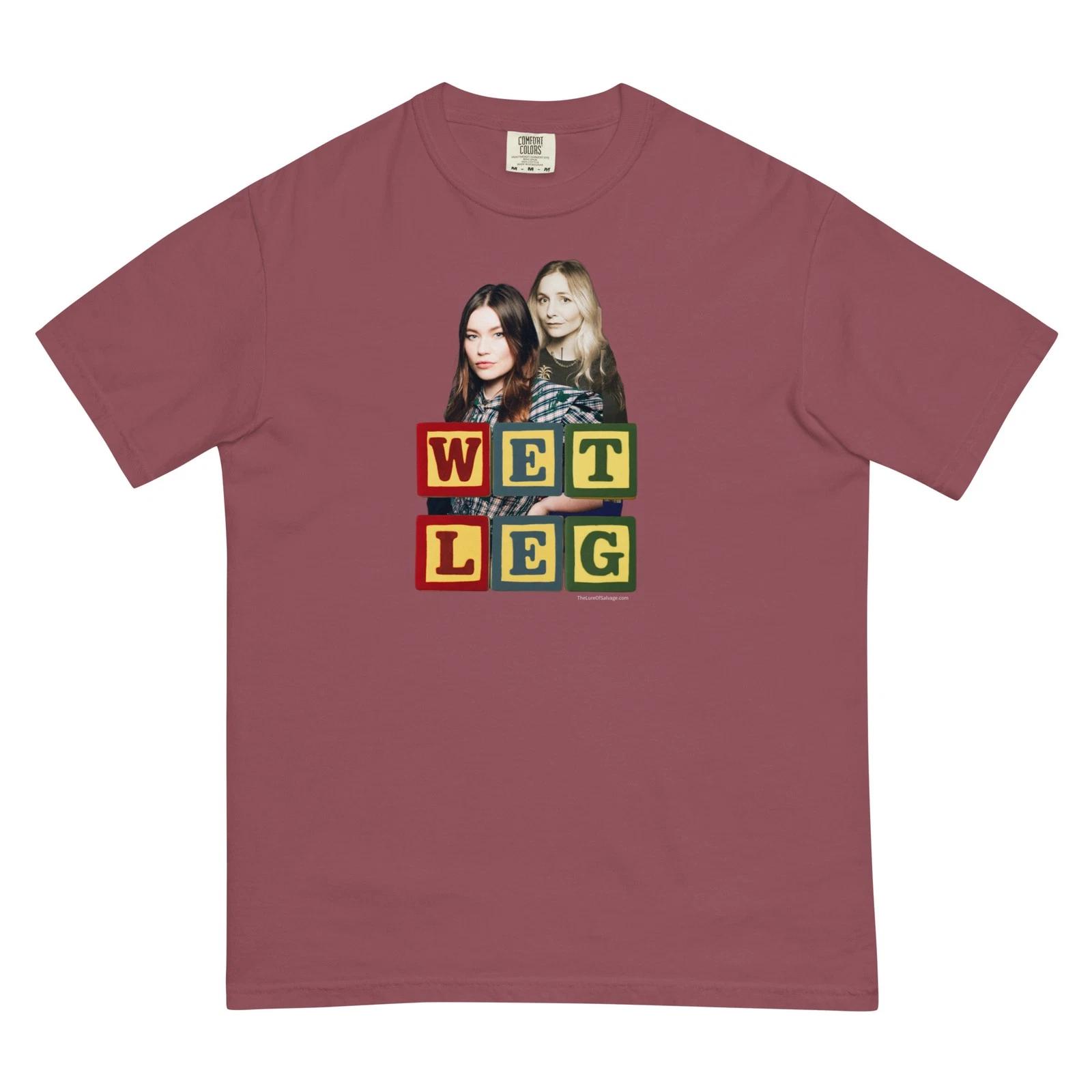 British Band Wet Leg Unisex garment-dyed heavyweight t-shirt L