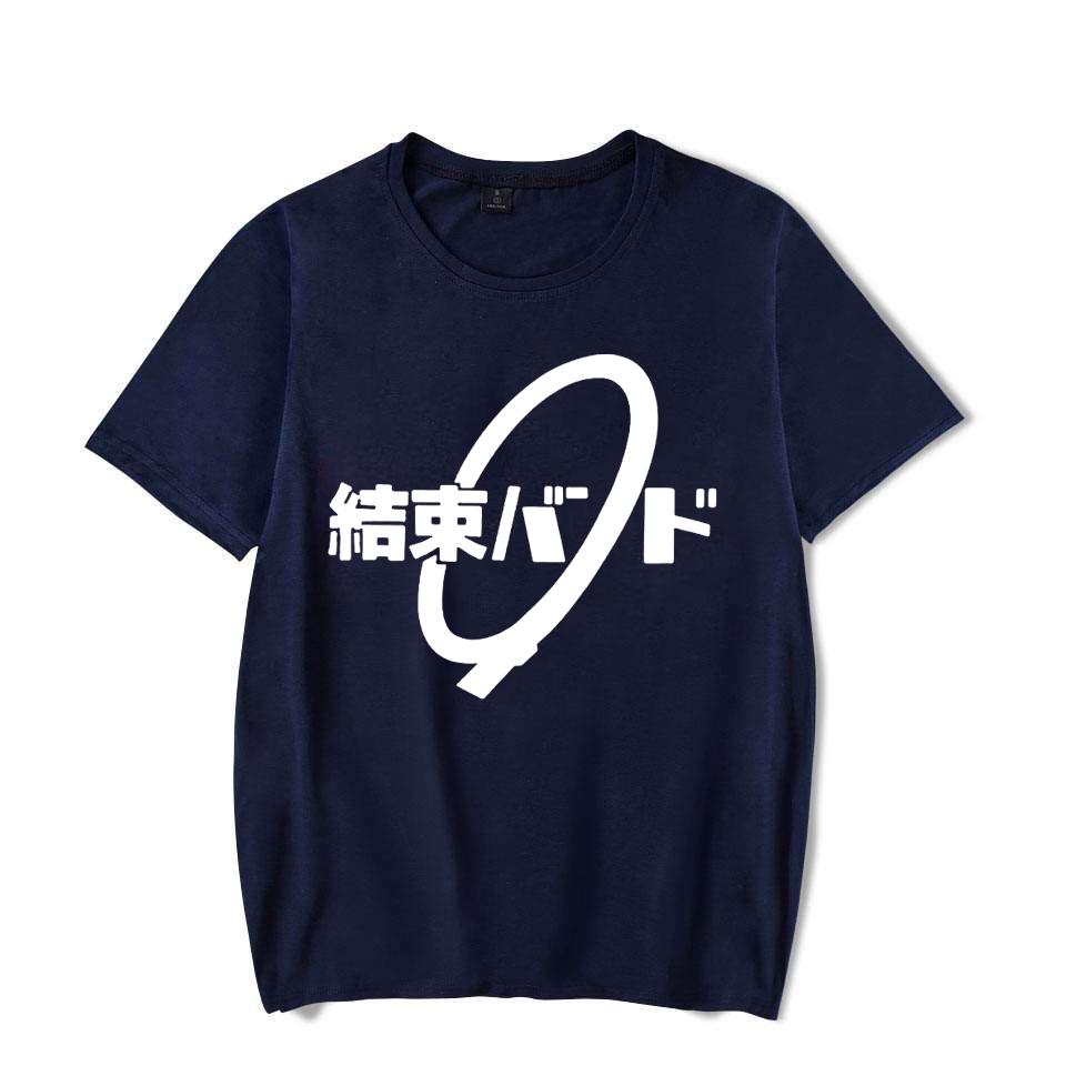 Unisex Anime Cos BOCCHI THE ROCK Hitori Gotoh Ljichi Nijika Cotton Casual Short T-Shirt Tee