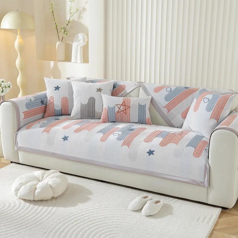 Chenille Sofa Cushion for Living Room Non-slip Sofa Towel Mat Couch Cover Corner Sofa Blanket Seat Pad Home Protection Decor