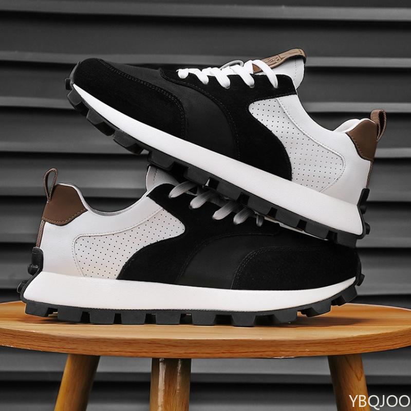 Autumn winter new casual sports running thick soled men's shoes anti slip wear-resistant trendy simple comfortable men's shoes