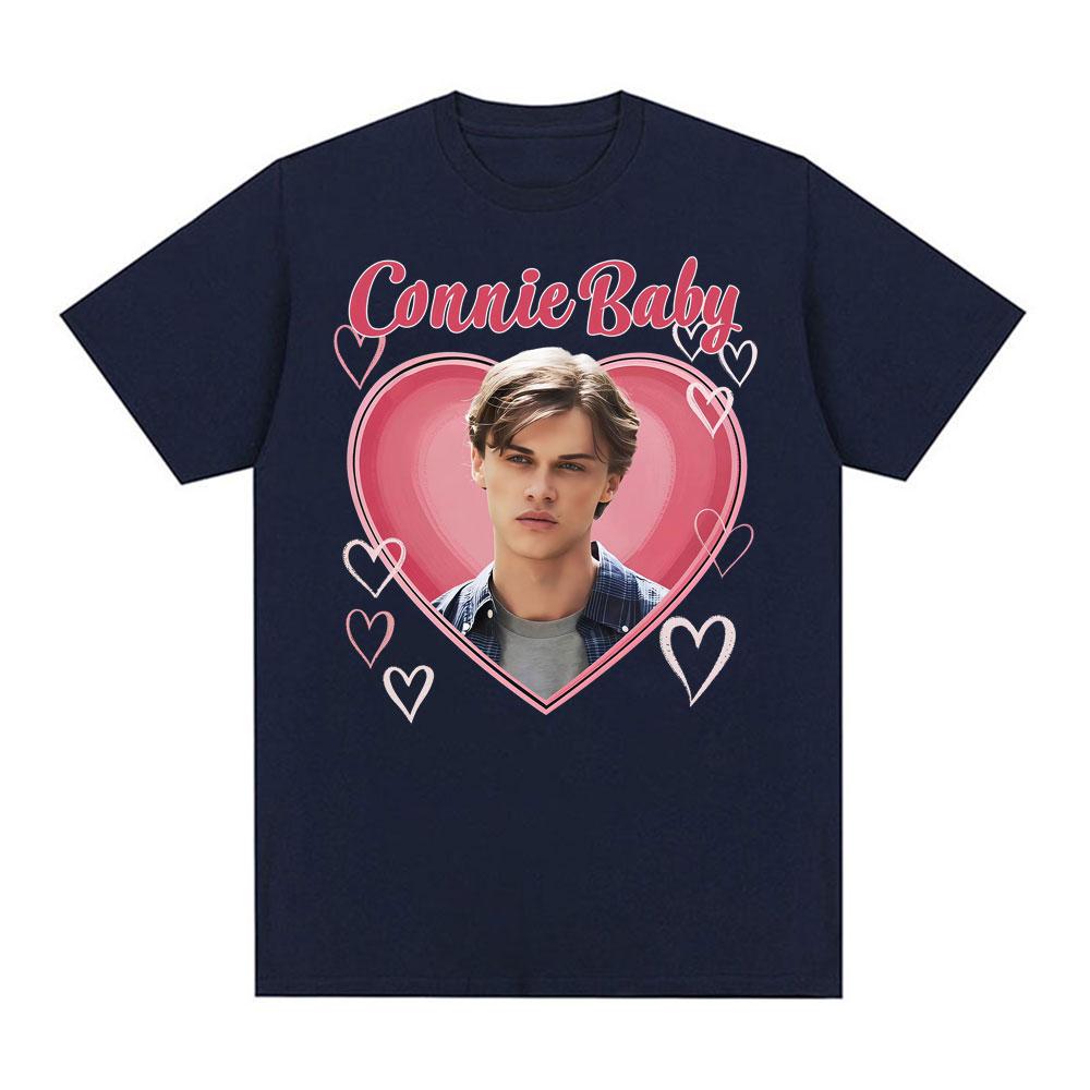 Team Conrad Baby Cute Heart Graphic Summer 100% Cotton Printing T-Shirt Conrad Fisher TV Movie Merch Men Short Sleeve Oversized 4XL