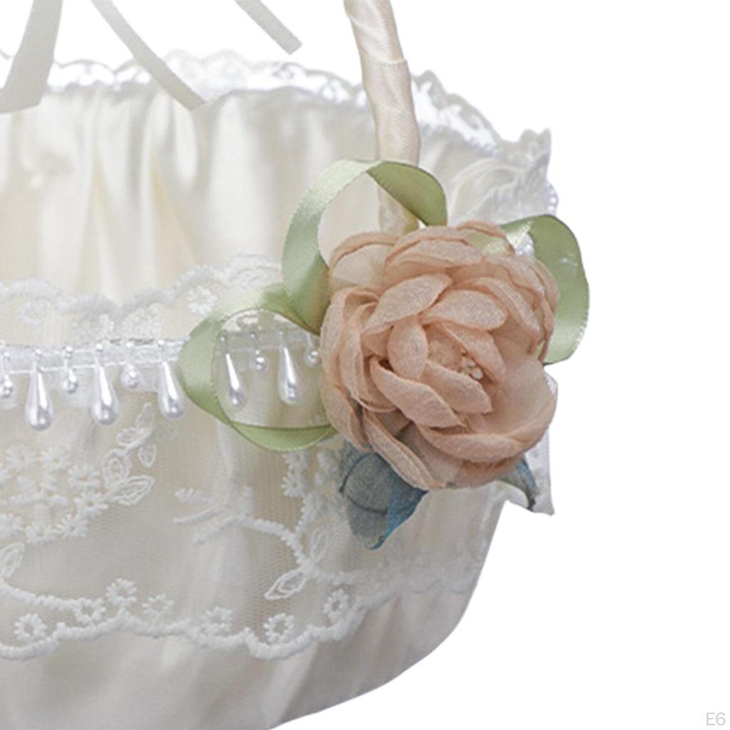 Elegant Wedding Basket for Romantic Occasions