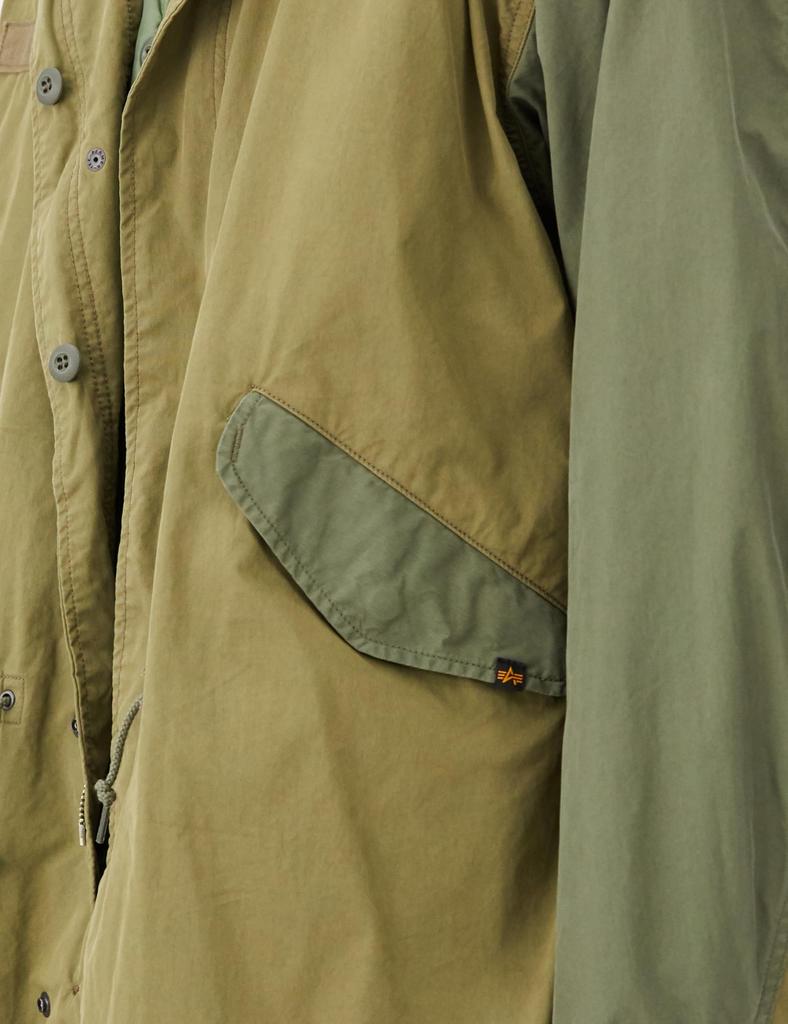 Alpha Industries Coat with Color TA1679 Men's M-65 Liner, Mix,