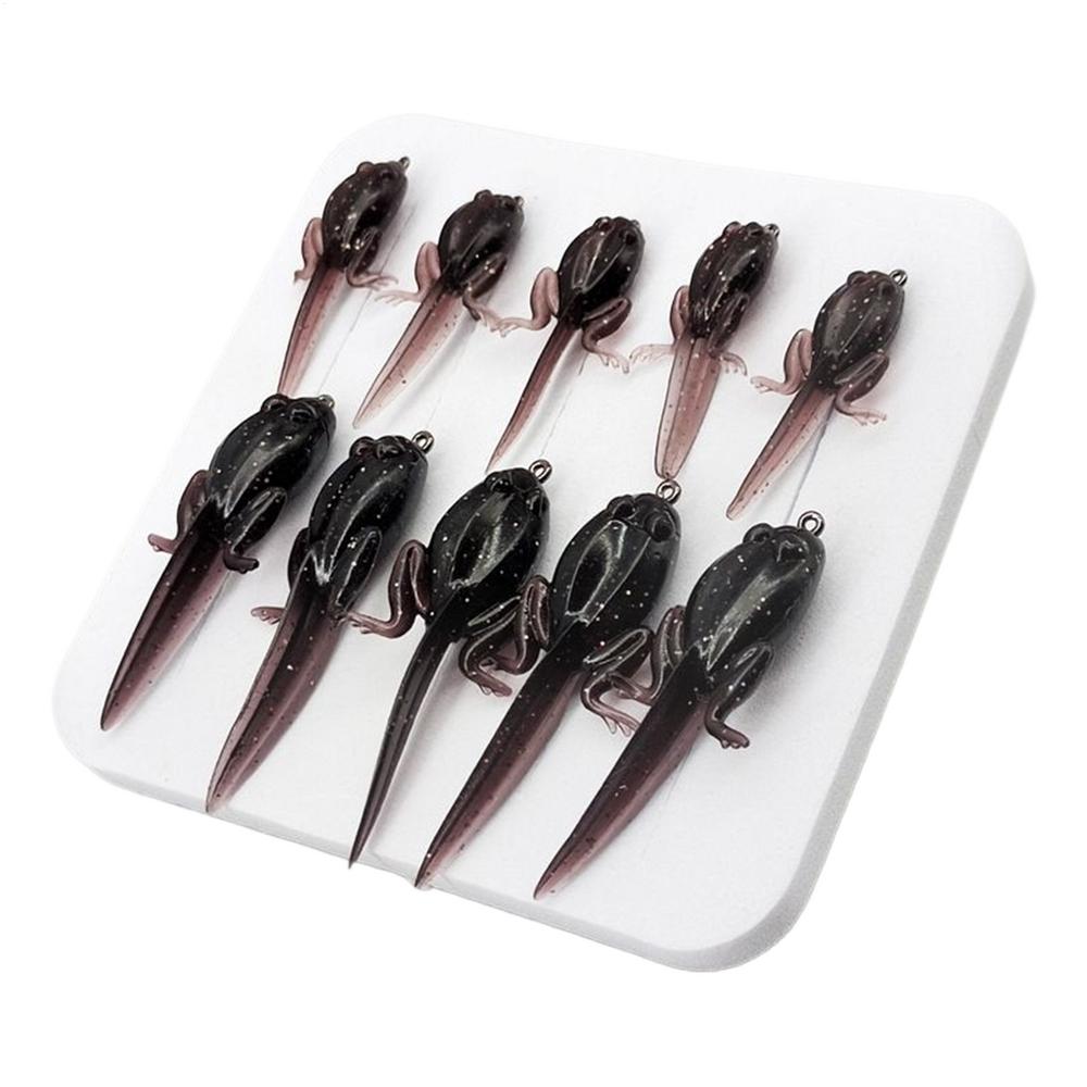 

Soft Fishing Lures Pre-Rigged Bass Fishing Lures 10 Pieces All-Weather Freshwater Anglers Tackle Accessories To Catch Pike