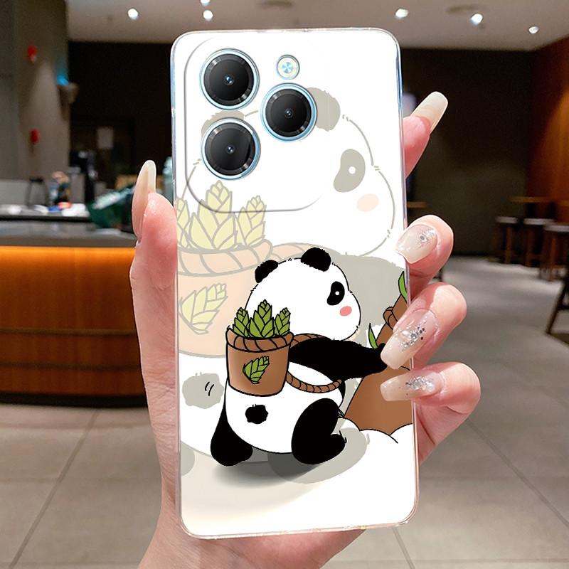 For Infinix Hot 40 Case Clear Silicone Luxury Aesthetic Butterfly Flower Soft TPU Back Cover Infinix X6836 X6837 Hot 40 Pro Case