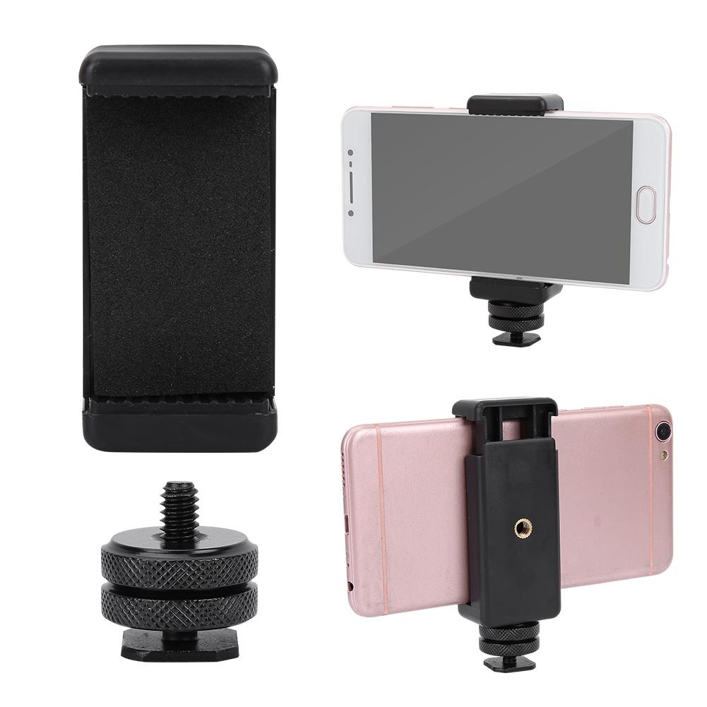 14 Flash Hot Shoe Screw Adapter Tripod Mount Phone Clip Holder For DSLR Camera