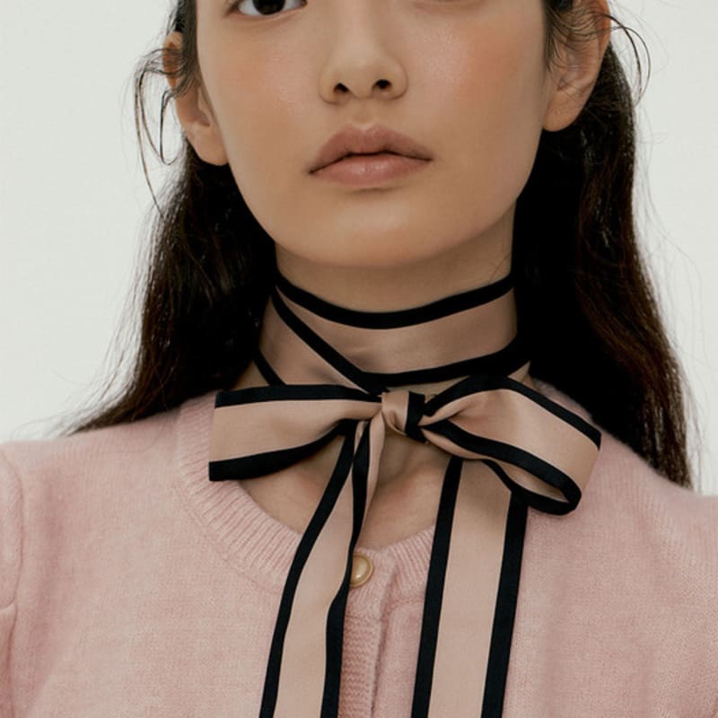 

BB’DE SOLI’DE rena long twilly scarf(3colors) navy