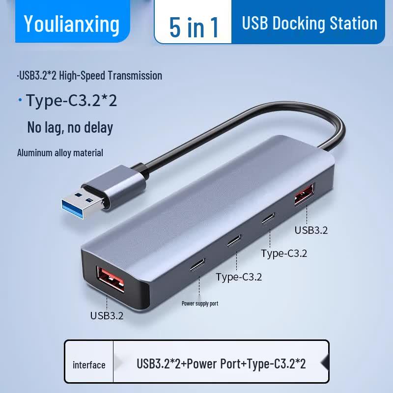 Ulinkstar USB-C Multi-Port Docking Station