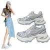 Dad shoes women's spring and autumn new little white shoes women's height-increasing mesh breathable casual sports shoes