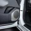 For KIA EV4 2025 2026 Car Interior Trim Silver Style Rear Seat Horn Speaker Decorative Covers Stainless Steel Material LHD RHD