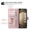 For Samsung Galaxy Z Fold7 5G Case 3D Rhombus Grid Imprinted Wallet Leather Phone Cover with Lanyard