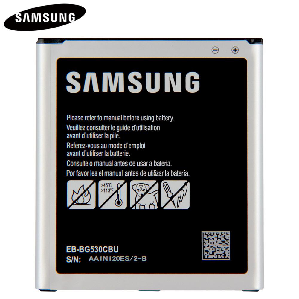 Original Replacement Battery EB-BG530CBU EB-BG530BBC EB-BG530CBC For Samsung Galaxy Grand J3 2016 J320F G5308W G530H J5 2015 J2 Prime G532 2600mAh