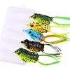 Artificial Bass Fishing Lures Frog Crankbait Bass Soft Swimbait Lures Wit Fishing Hooks Fishing Bait