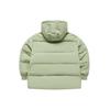 FILA Fusion Letter Print Fashion Loose Hooded Warm Down Jacket Women outerwear Midnight-Green T11W242907F-LG