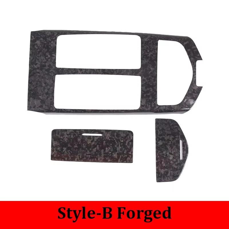 Soft Carbon Fiber For Maserati Ghibli 2014-2026 Car Center Control Gear Panel Cover Trim Sticker Car Accessories