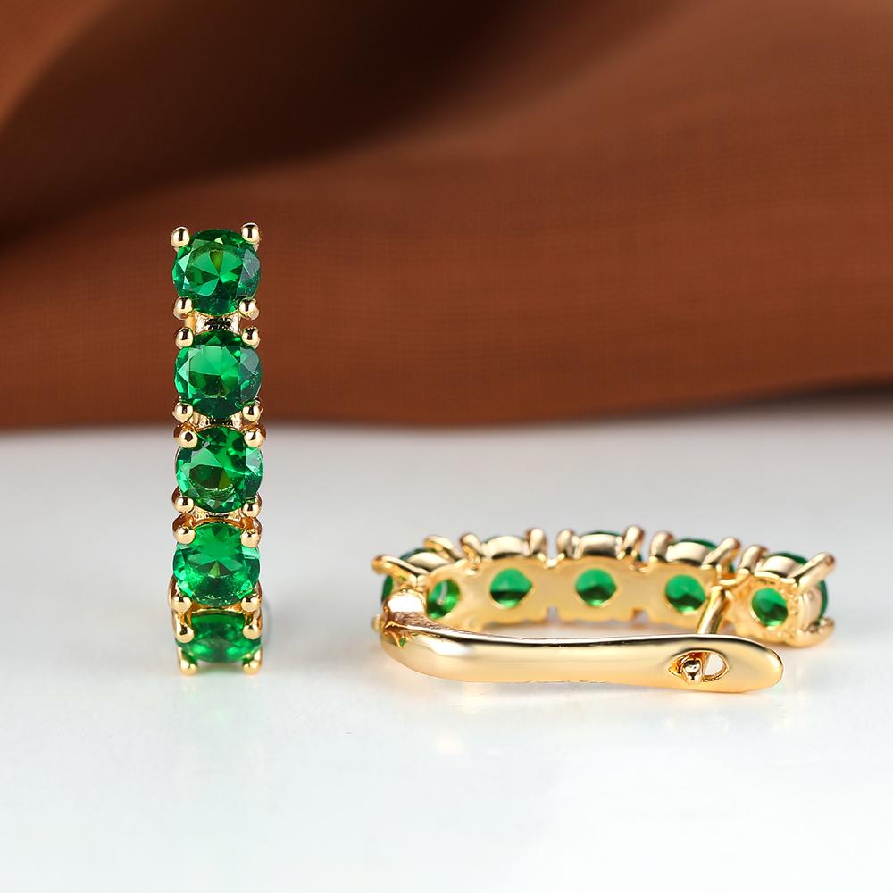 Orecchini Pendenti Donna Con Pietra Verde, Argento 925 E Zirconi, A Goccia, Ipoallergenici, Regalo In Confezione