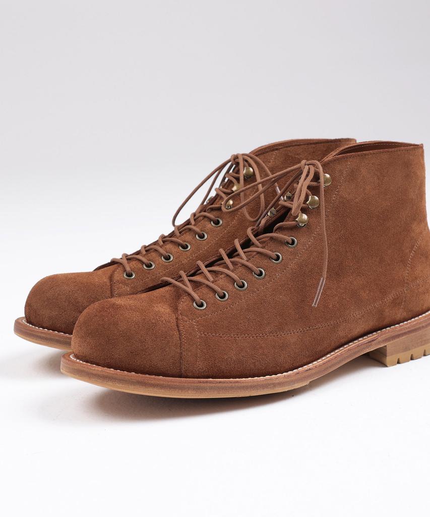 Brenowelt 908 Italian Suede 4-Inch Monkey Boots Goodyear Welt