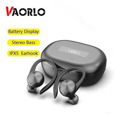VAORLO Esportes bluetooth fones de ouvido sem fio com microfone ipx5 à prova dwaterproof água ganchos bluetooth alta fidelidade estéreo música para o telefone