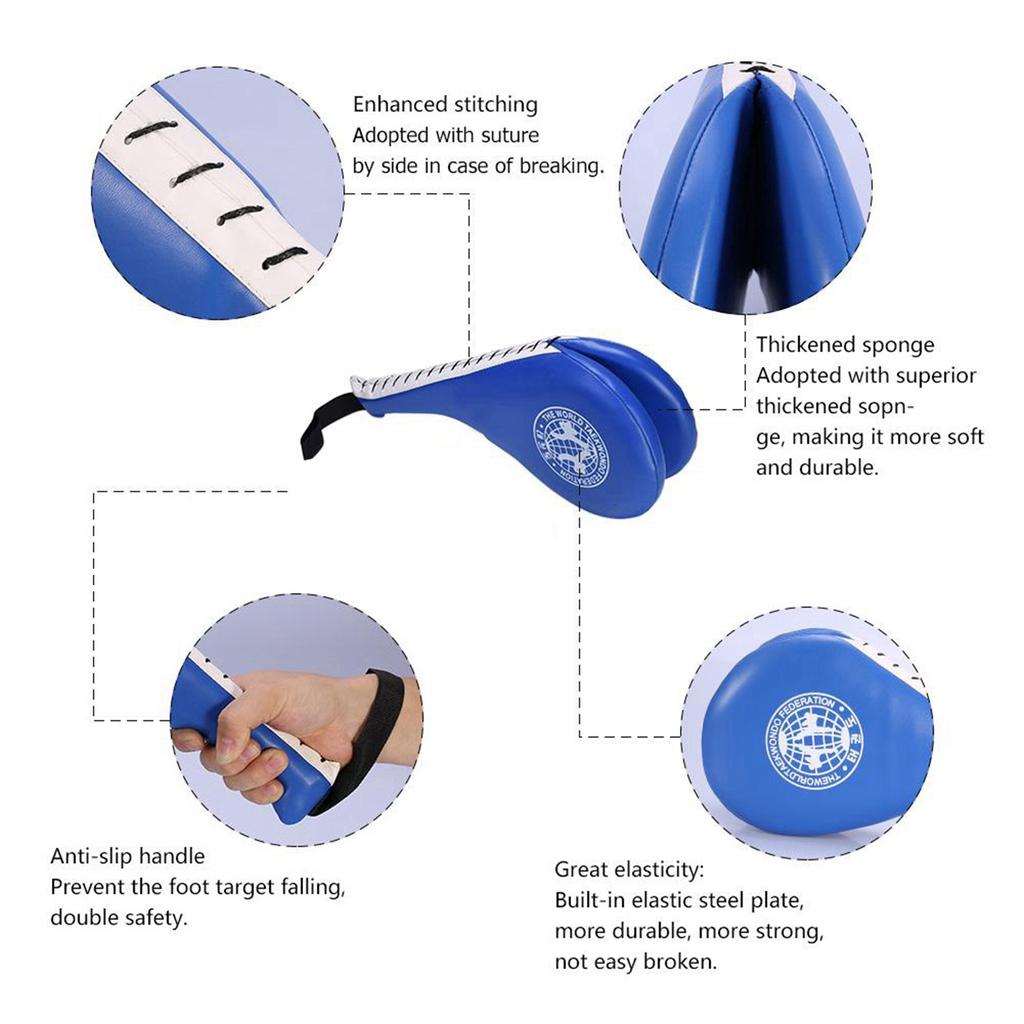 Taekwondo Double Kick Train Strike Pad Target Tae Kwon Do Karate Kickboxing