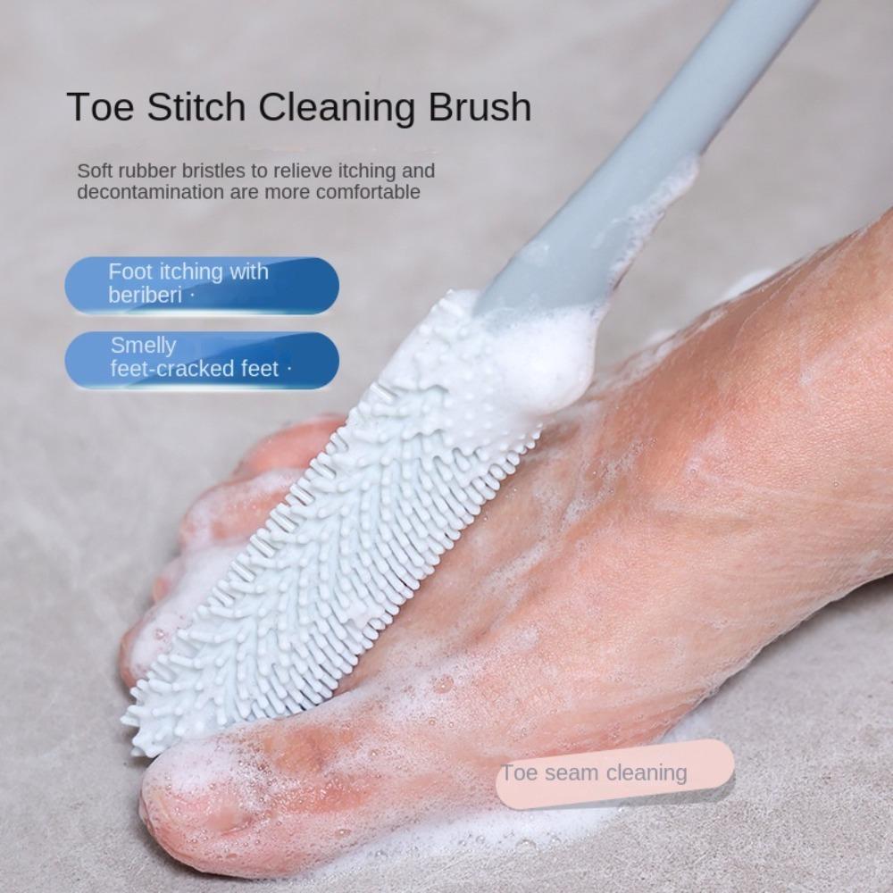 Multifunctional Toe Seam Scrubbing Brush Relieve Itching Dead Skin Removal Rubbing Foot Tool  Tool