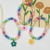 Adjustable Beaded Cat Necklace Flower Pendant Dog Cat Pet Collar  Pet Costume Accessories